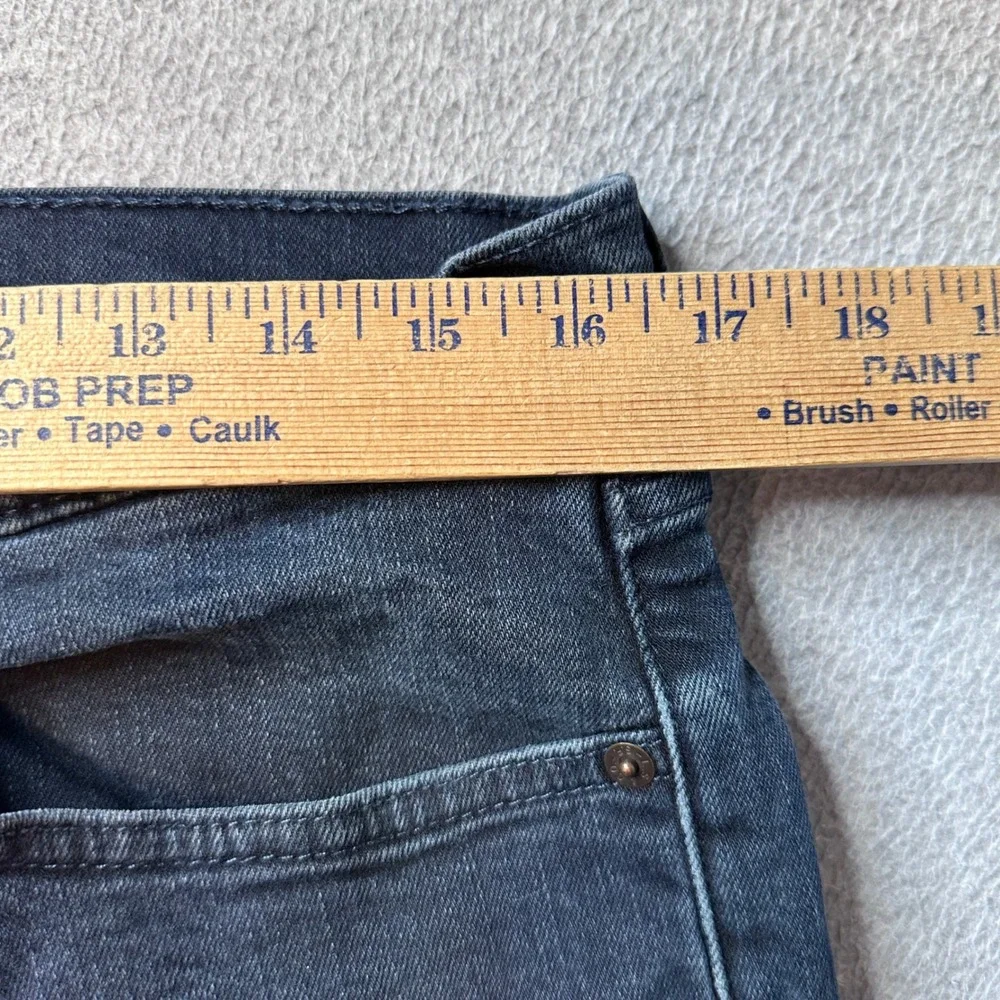 Levi's 505 Jeans Mens 34x34 (33x31) Black Regular Fit Straight Leg Stretch Denim
